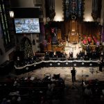 Gallery 4 - Handbell choir in church sanctuary