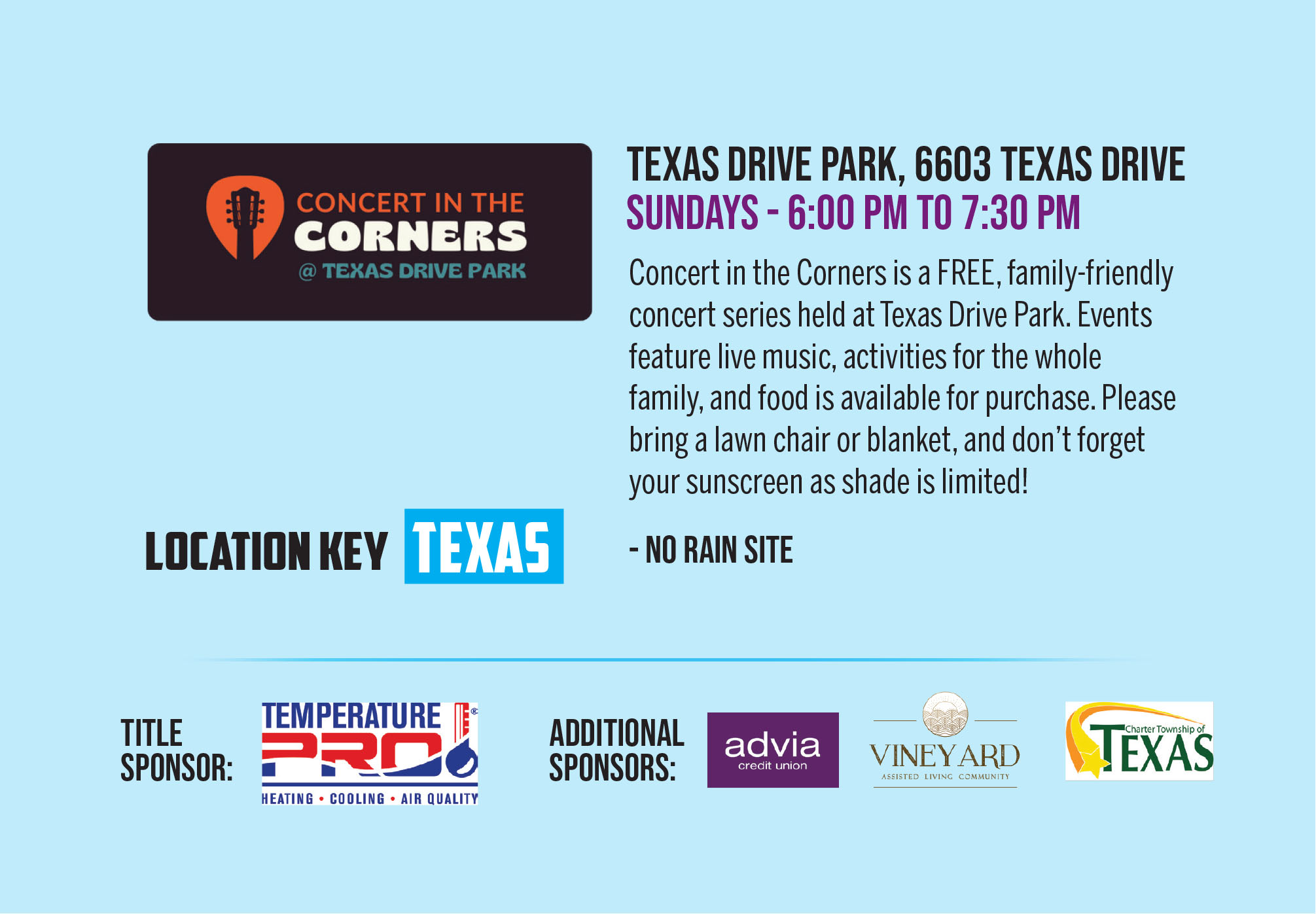 8_Concerts in Texas Corners 2026